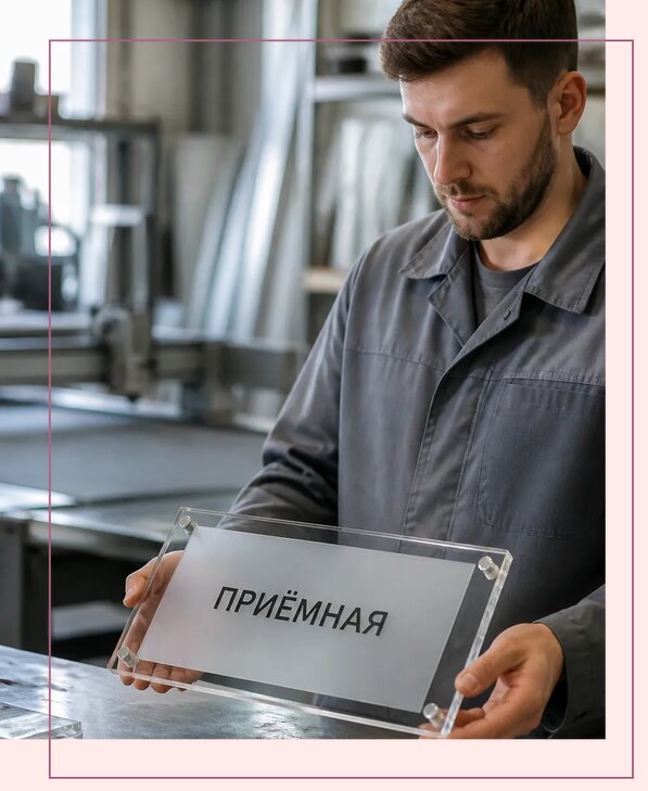 Таблички из оргстекла на заказ в Шелехове от 4179 р. | Аванза-Шлх